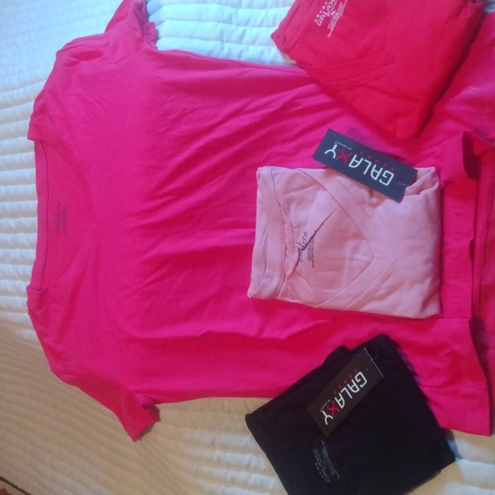 Ladies v neck tshirts set of 4